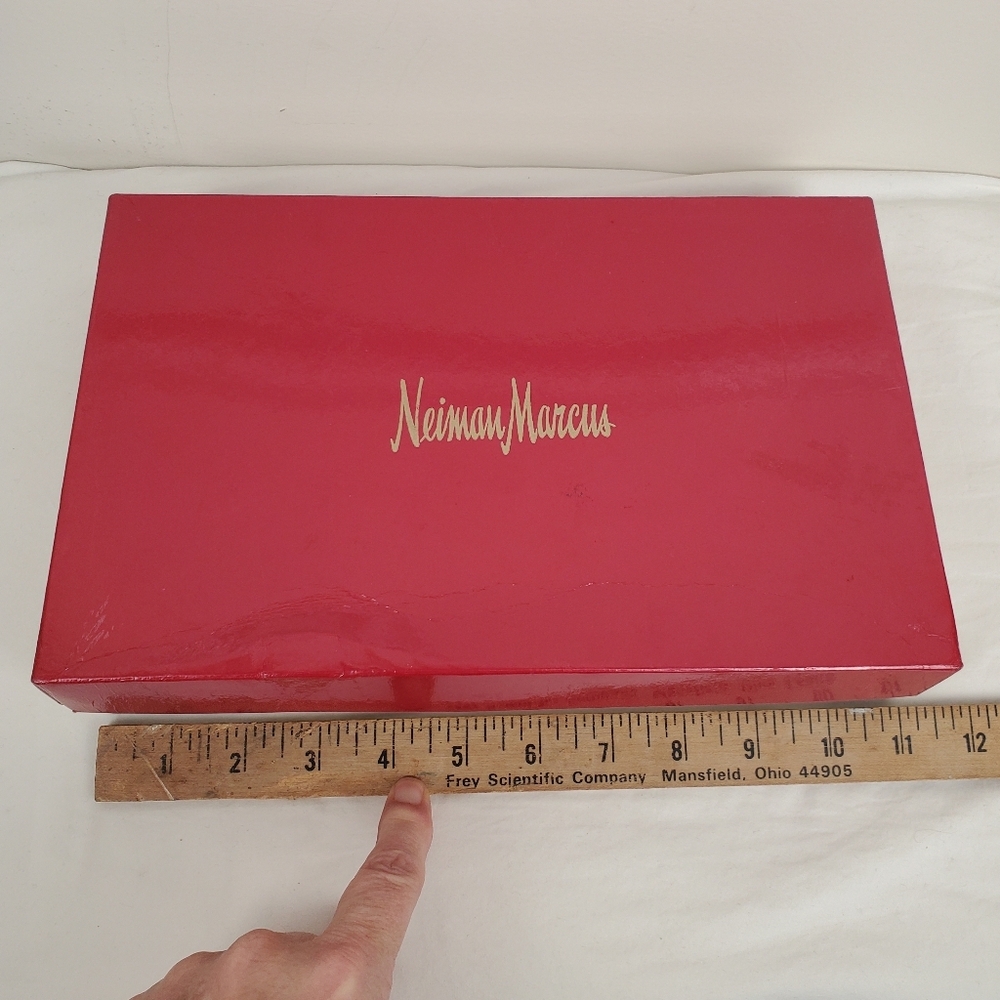 Vntg Neiman Marcus Gift Set in Original Box. H. A&E Smith Bermuda Bag & Scarf. - Picture 14 of 15